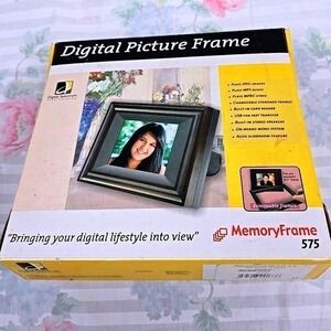 Digital Spectrum MemoryFrame 575 USB Digital Photo Frame Plays MP3 Audio Video